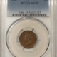 Indian 1865 INDIAN CENT, FANCY 5 – PCGS AU-58, LOOKS UNC!