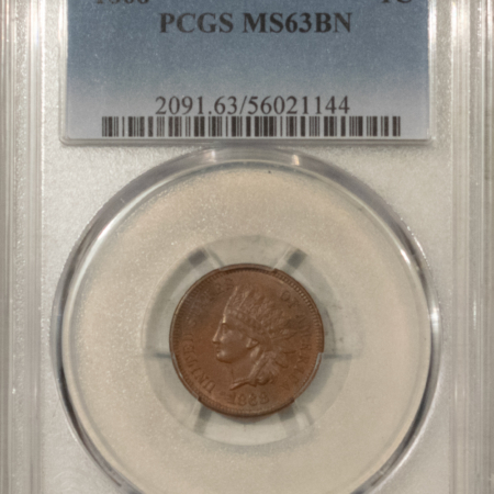 Indian 1868 INDIAN CENT – PCGS MS-63 BN, FRESH & CHOICE!