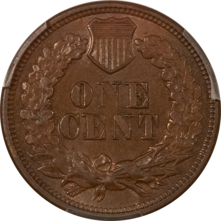Indian 1868 INDIAN CENT – PCGS MS-63 BN, FRESH & CHOICE!