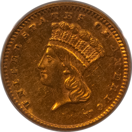 $1 1870 $1 GOLD DOLLAR – PCGS AU-55, TOUGH!