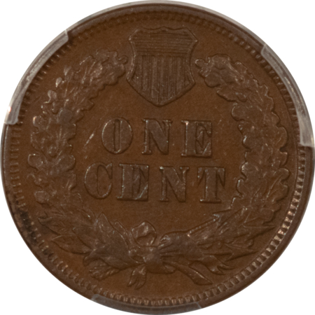 Indian 1871 INDIAN CENT – PCGS AU-50, NICE COLOR! TOUGH!