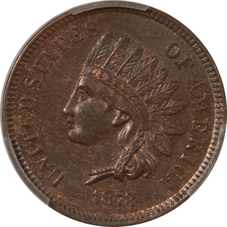 Indian 1873 INDIAN CENT, OPEN 3 – PCGS MS-63 BN, CHOICE & PREMIUM QUALITY!