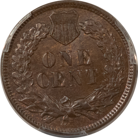 Indian 1873 INDIAN CENT, OPEN 3 – PCGS MS-63 BN, CHOICE & PREMIUM QUALITY!