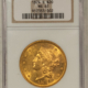 $20 1914 $20 ST GAUDENS GOLD DOUBLE EAGLE – PCGS MS-64+ PREMIUM QUALITY! RARE IN 65!