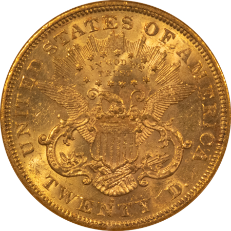 $20 1874-S $20 LIBERTY GOLD DOUBLE EAGLE – NGC MS-61