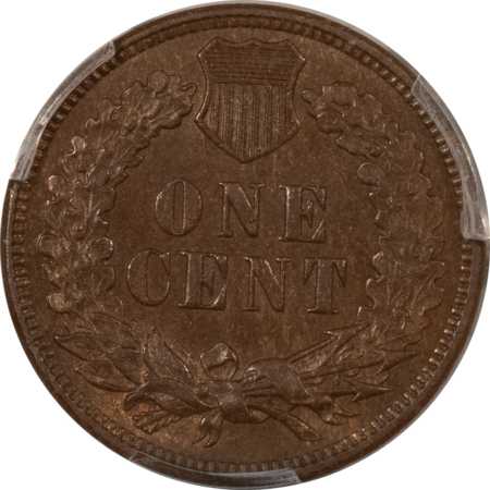 Indian 1875 INDIAN CENT – PCGS MS-62 BN, SMOOTH & PREMIUM QUALITY!