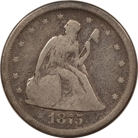 New Store Items 1875-S TWENTY CENT PIECE – CIRCULATED