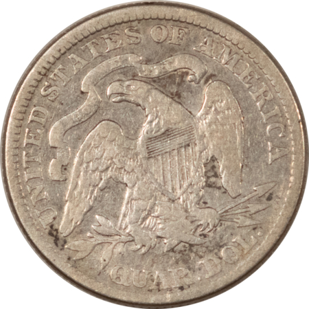 Liberty Seated Quarters 1876 SEATED LIBERTY QUARTER – DECENT DETAIL BUT CLEANED!