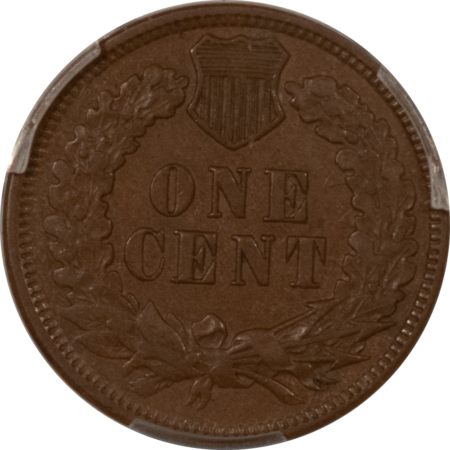 Indian 1878 INDIAN CENT – PCGS AU-55, CHOCOLATE BROWN & NICE!