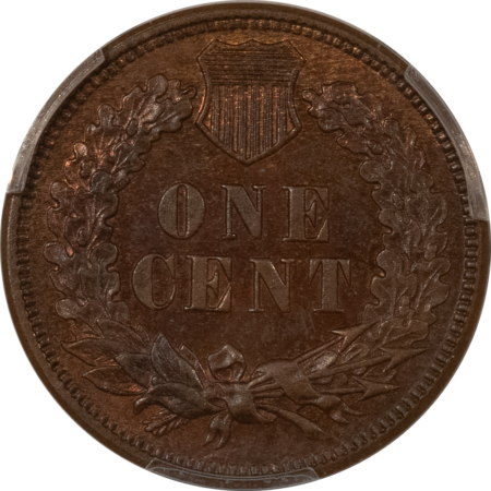 Indian 1878 PROOF INDIAN CENT – PCGS PR-63 BN, CHOICE & PREMIUM QUALITY!