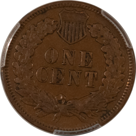 Indian 1878 INDIAN CENT, PCGS XF-45, CHOCOLATE BROWN & LOOKS AU!
