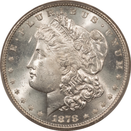 Dollars 1878 8TF $1 MORGAN DOLLAR – PCGS MS-64