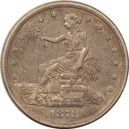 Dollars 1878-S $1 TRADE DOLLAR – FRESH ORIGINAL HIGH GRADE EXAMPLE! OLD OBVERSE MARK!