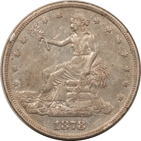 Dollars 1878-S $1 TRADE DOLLAR – FRESH LUSTROUS HIGH GRADE EXAMPLE!