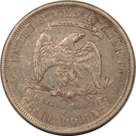 Dollars 1878-S $1 TRADE DOLLAR – FRESH ORIGINAL HIGH GRADE EXAMPLE! OLD OBVERSE MARK!