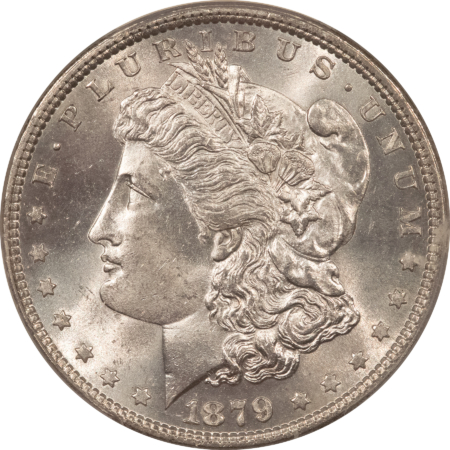Dollars 1879 $1 MORGAN DOLLAR – PCGS MS-65, CLEAN PREMIUM QUALITY GEM!