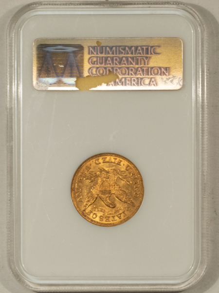 $5 1879 $5 LIBERTY GOLD HALF EAGLE – NGC MS-60, FATTIE HOLDER & SUPER ORIGINAL!