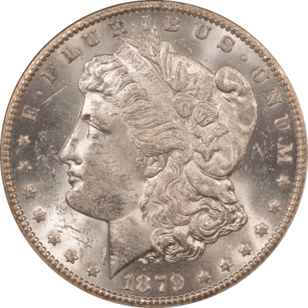 CAC Approved Coins 1879-CC $1 MORGAN DOLLAR – NGC MS-62, FRESH! NICE! CAC APPROVED! CARSON CITY!