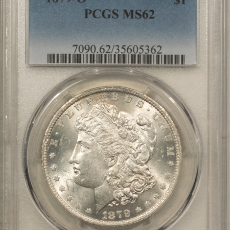 Dollars 1879-O $1 MORGAN DOLLAR – PCGS MS-62