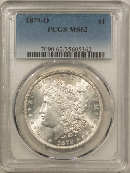 Dollars 1879-O $1 MORGAN DOLLAR – PCGS MS-62