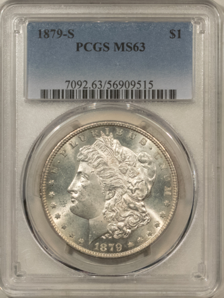 Dollars 1879-S $1 MORGAN DOLLAR – PCGS MS-63
