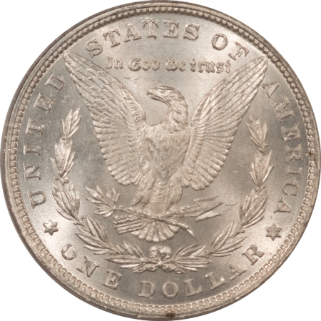 Dollars 1880 $1 MORGAN DOLLAR – PCGS MS-63, OLD GREEN HOLDER & PREMIUM QUALITY!