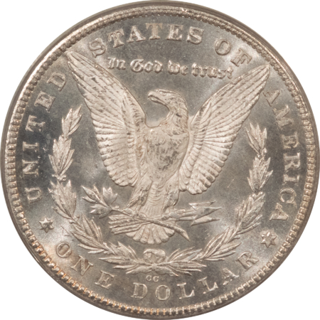 Dollars 1880-CC $1 MORGAN DOLLAR – PCGS MS-63, OLD GREEN HOLDER & PQ! CARSON CITY!