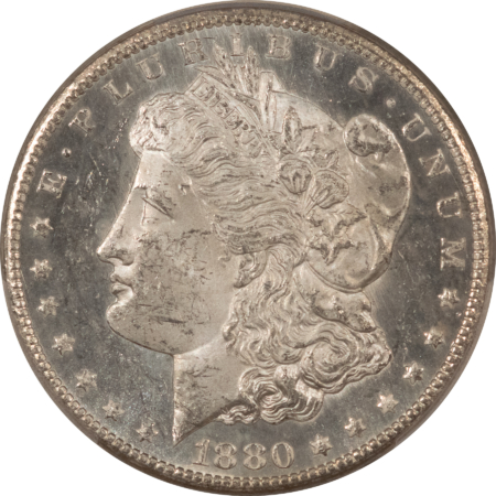 Dollars 1880-CC $1 MORGAN DOLLAR – PCGS MS-64 PL, VERY DEEP MIRRORS! CARSON CITY!