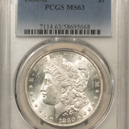 Dollars 1880-O $1 MORGAN DOLLAR – PCGS MS-63