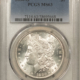 Dollars 1891-O $1 MORGAN DOLLAR – PCGS MS-63, TONED PRETTY REV! OLD GREEN HOLDER!