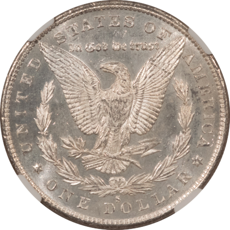 Dollars 1880-S $1 MORGAN DOLLAR – NGC MS-62, MUSIC CITY COLLECTION!