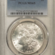 Dollars 1881 $1 MORGAN DOLLAR – PCGS MS-64, OLD GREEN HOLDER & PREMIUM QUALITY!