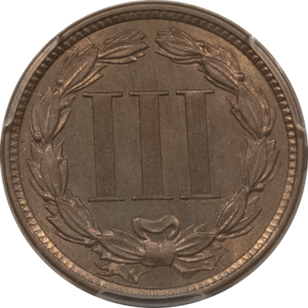 New Certified Coins 1881 THREE CENT NICKEL – PCGS MS-62