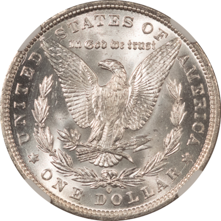 Dollars 1881-O $1 MORGAN DOLLAR – NGC MS-61, BLAST WHITE