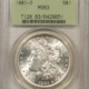Dollars 1881-O $1 MORGAN DOLLAR – PCGS MS-64+, FRESH AND PRETTY!