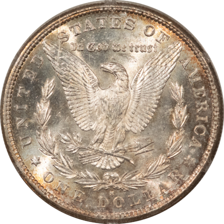 Dollars 1881-S $1 MORGAN DOLLAR – GEM BU IN OLD VINTAGE BLANCHARD HOLDER!