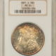Dollars 1880-S $1 MORGAN DOLLAR – NGC MS-63, FATTY! PRETTY & PREMIUM QUALITY!