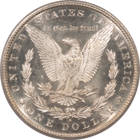 Dollars 1881-S $1 MORGAN DOLLAR – PCGS MS-65, OLD GREEN HOLDER, FRESH WHITE & PQ!