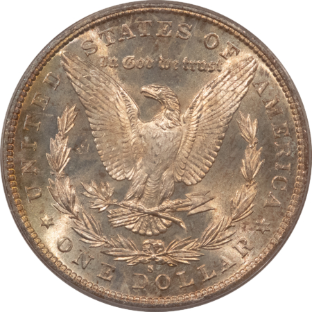 Dollars 1881-S $1 MORGAN DOLLAR PCGS MS-66, OLD GREEN HOLDER, ORIGINAL, PREMIUM QUALITY!