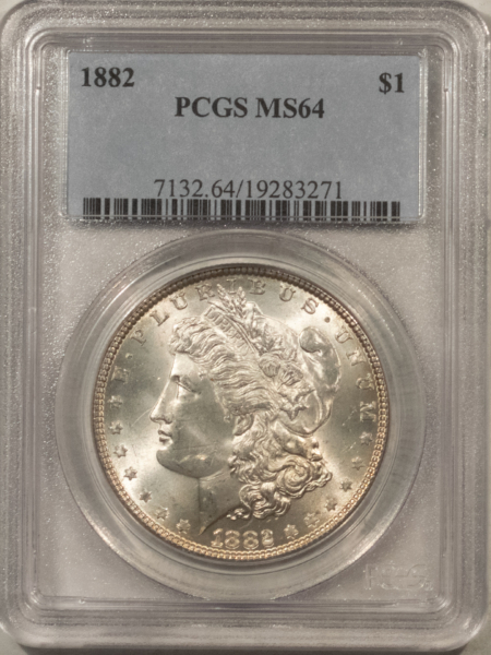 Dollars 1882 $1 MORGAN DOLLAR – PCGS MS-64