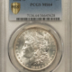 Dollars 1882-CC $1 MORGAN DOLLAR – PCGS MS-63, OLD GREEN HOLDER, PQ! CARSON CITY!