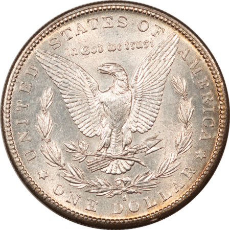 Dollars 1882-S MORGAN DOLLAR MINT ERROR – MAJOR OBV STRIKE-THROUGH LOOKS GEM BUT CLEANED