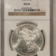 Dollars 1882 $1 MORGAN DOLLAR – PCGS MS-63, OLD GREEN HOLDER & PREMIUM QUALITY!