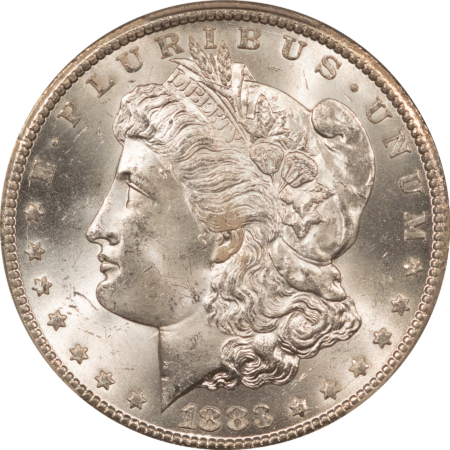 Dollars 1883-CC $1 MORGAN DOLLAR – PCGS MS-62, CARSON CITY!