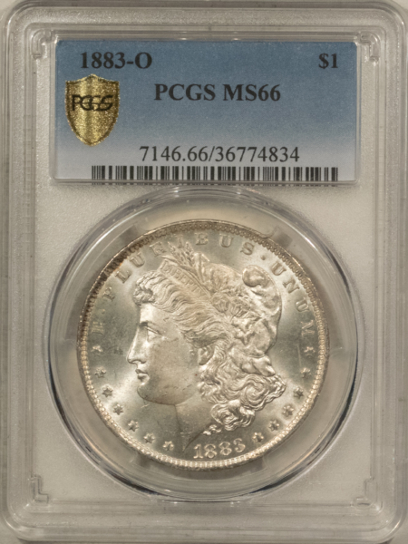 Dollars 1883-O $1 MORGAN DOLLAR – PCGS MS-66