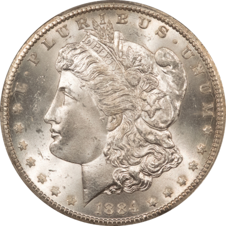Dollars 1884-CC $1 MORGAN DOLLAR – PCGS MS-65, CARSON CITY!