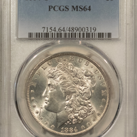 Dollars 1884-O $1 MORGAN DOLLAR – PCGS MS-64