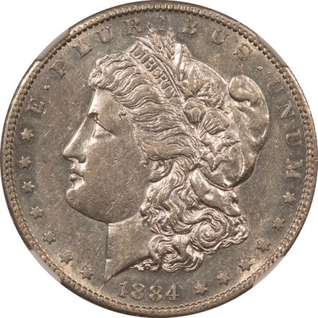 Dollars 1884-S $1 MORGAN DOLLAR – NGC AU-55