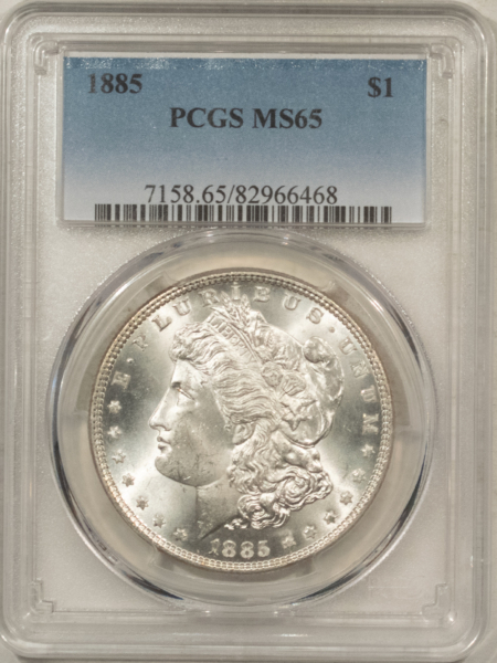 Dollars 1885 $1 MORGAN DOLLAR – PCGS MS-65