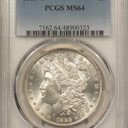 Dollars 1885-O $1 MORGAN DOLLAR – PCGS MS-64